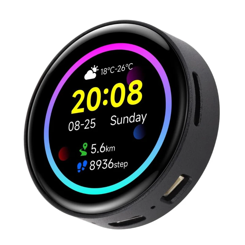 Waveshare ESP32-S3 1.43inch AMOLED Display Development Board with CNC Case 466x466 Round Display ESP32 Display for HMI LVGL GUI