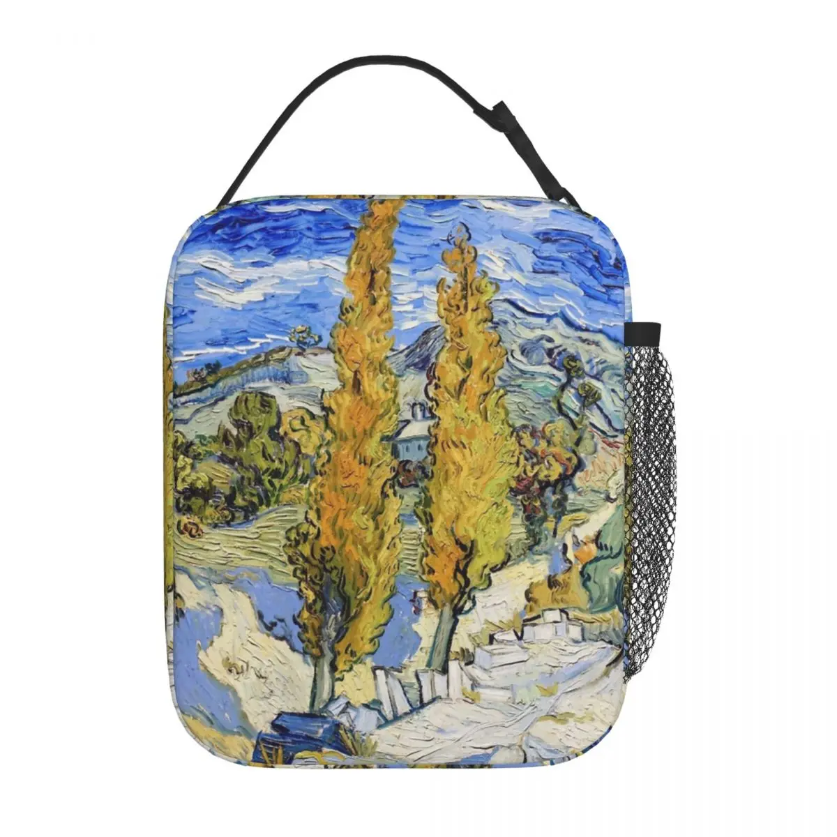 

Vincent Van Gogh - Two Poplars On A Hill Thermal Insulated Lunch Bag Portable Food Container Bags Cooler Thermal Food Box