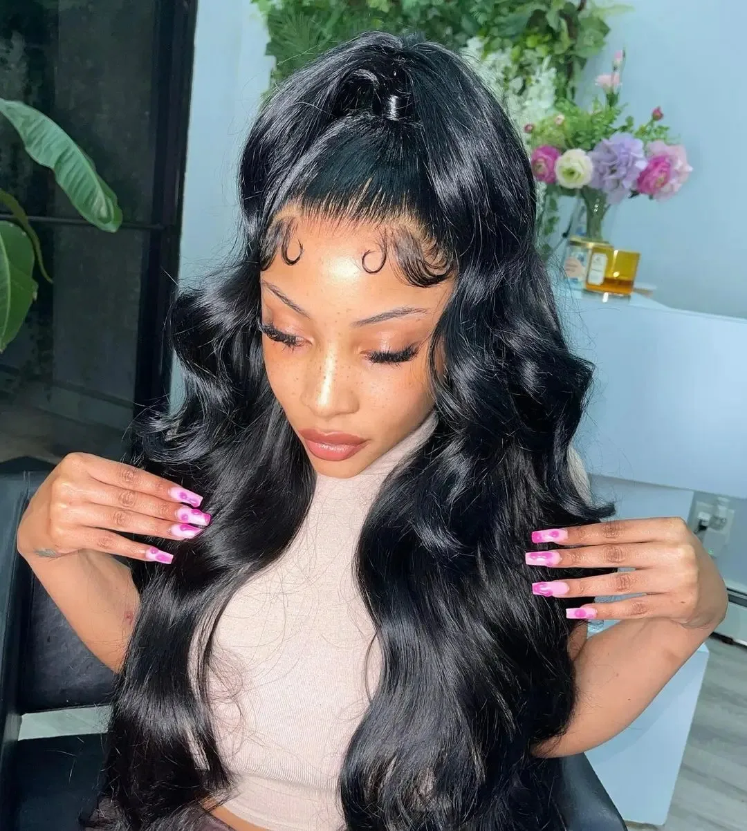 Full 200% Density 13x4 Body Wave Lace Front Wig Human Hair Wigs For Women Choice 13x6 Brazilian Deep Wave Wigs cheap on sale