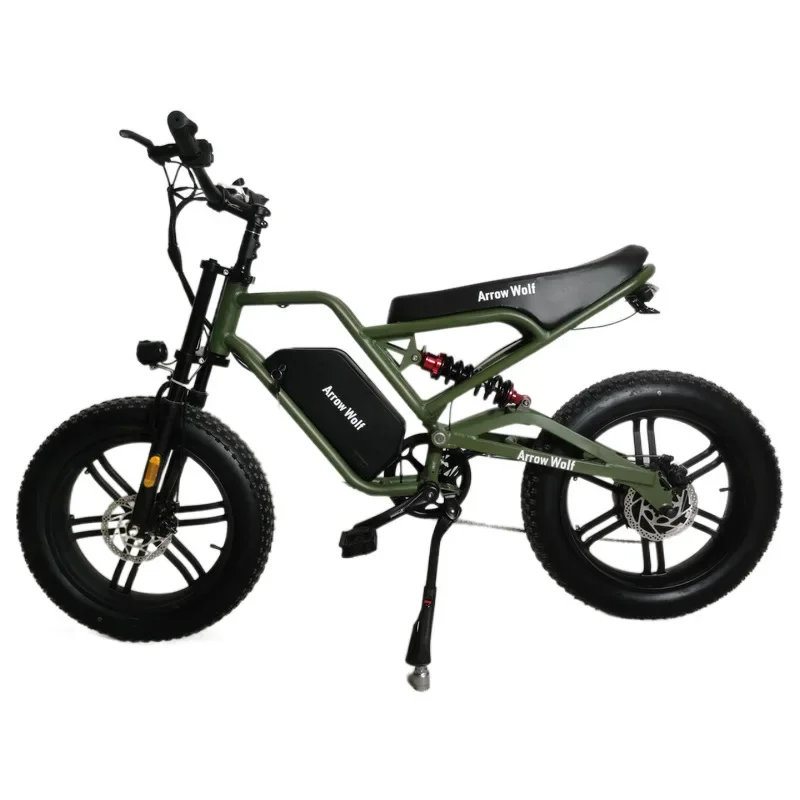 Snow off-road electric moped Off-road snow electric bicycle Snow bicycle trailer bracket wholesale