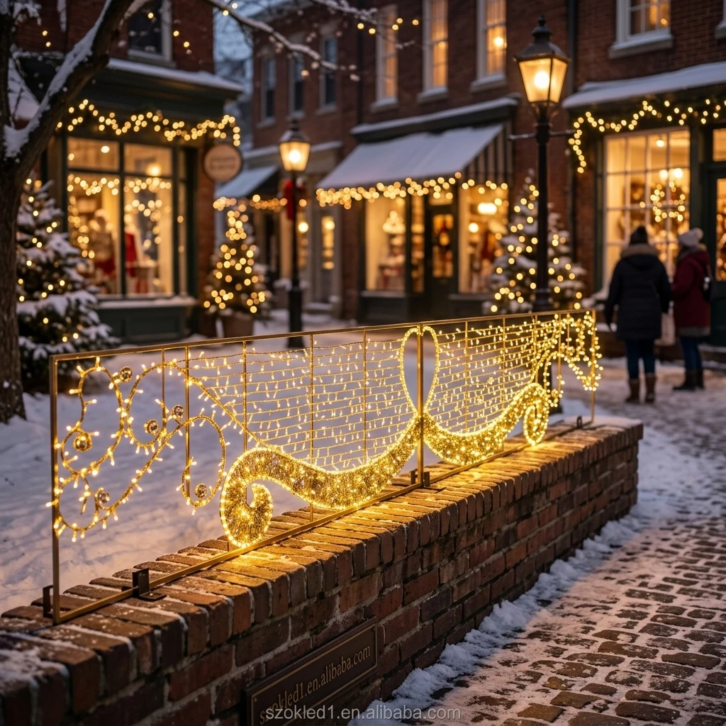 Indoor and outdoor waterproof LED landscape festival celebration LED 2D Christmas theme lights