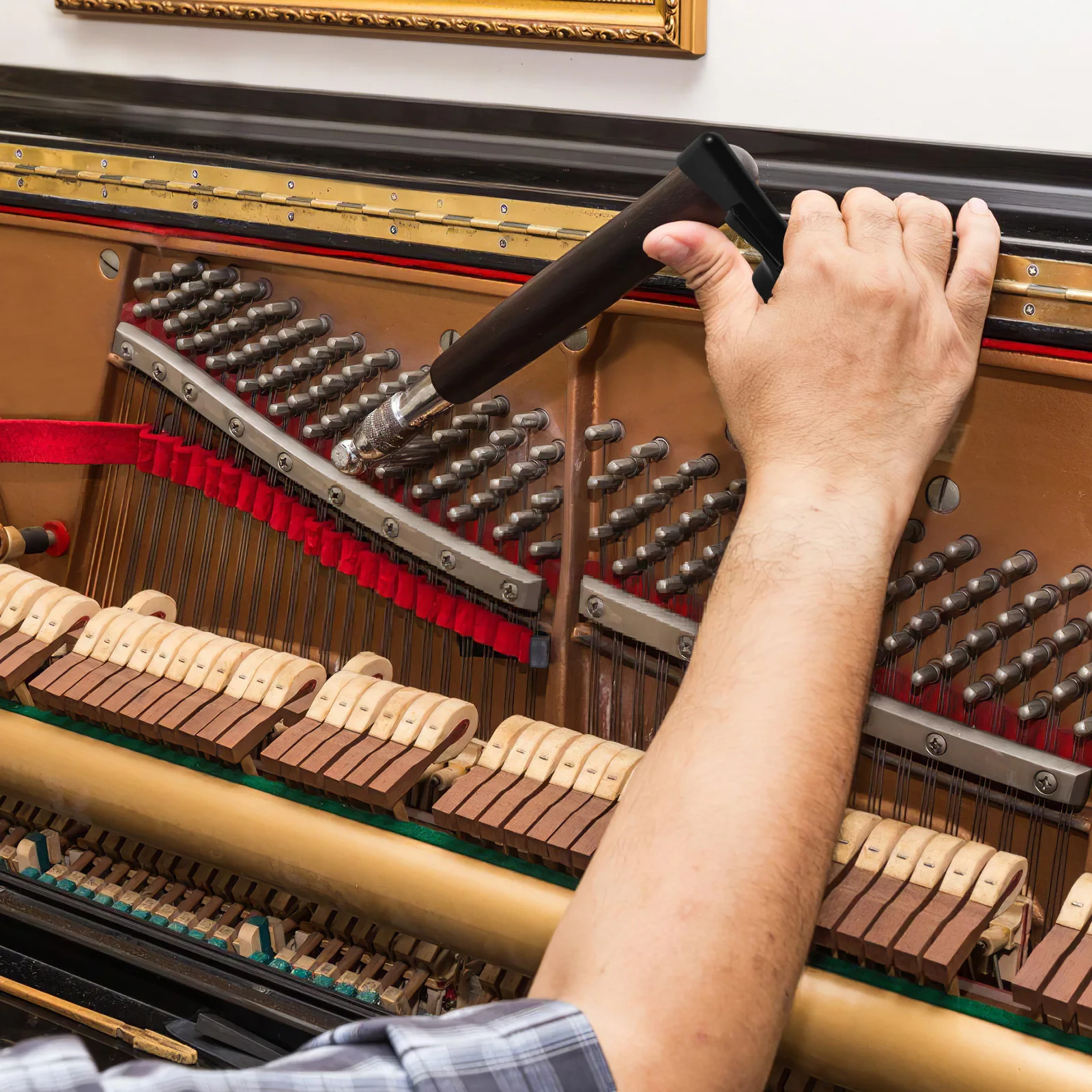 

2Pcs Piano Door Latch Pin Sturdy Upright Piano Repair Tool Top Lid Holder Fastener Clips Replacement Maintenance Parts