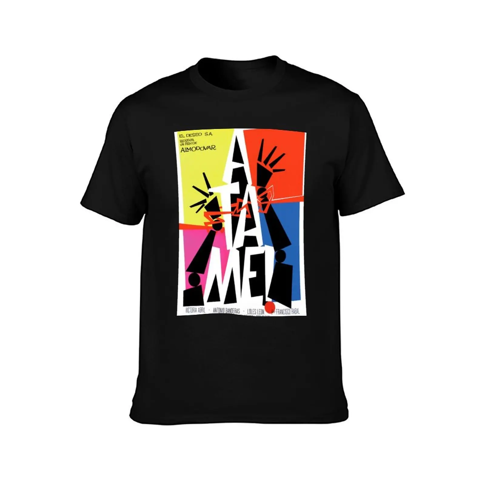 Pedro Almodovar Tie Me Up! Tie Me Down! T-Shirt, Summer Casual Cotton Tee, Oversized Streetwear Tops, Vintage Graphic Print