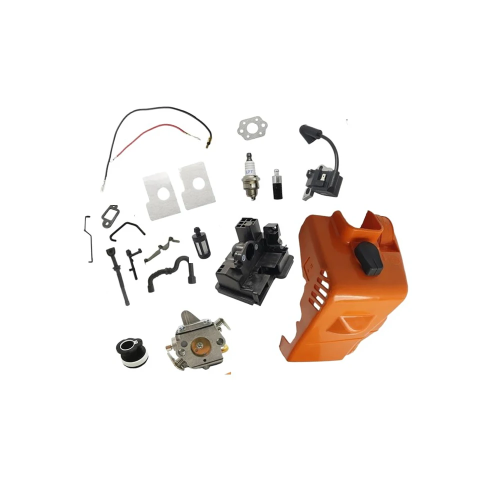 1set Air Filter Cover Chainsaw Parts For MS170 MS180 017 018 Chainsaws Parts Replacement Fuel Saw Air Filter Cylinder Head Cover