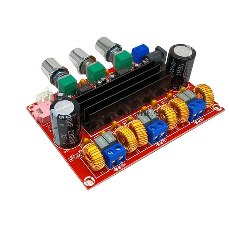 Xh-m139 old 2.1 channel digital power amplifier board 12V-24V wide voltage TPA3116D2 2*50W+100W