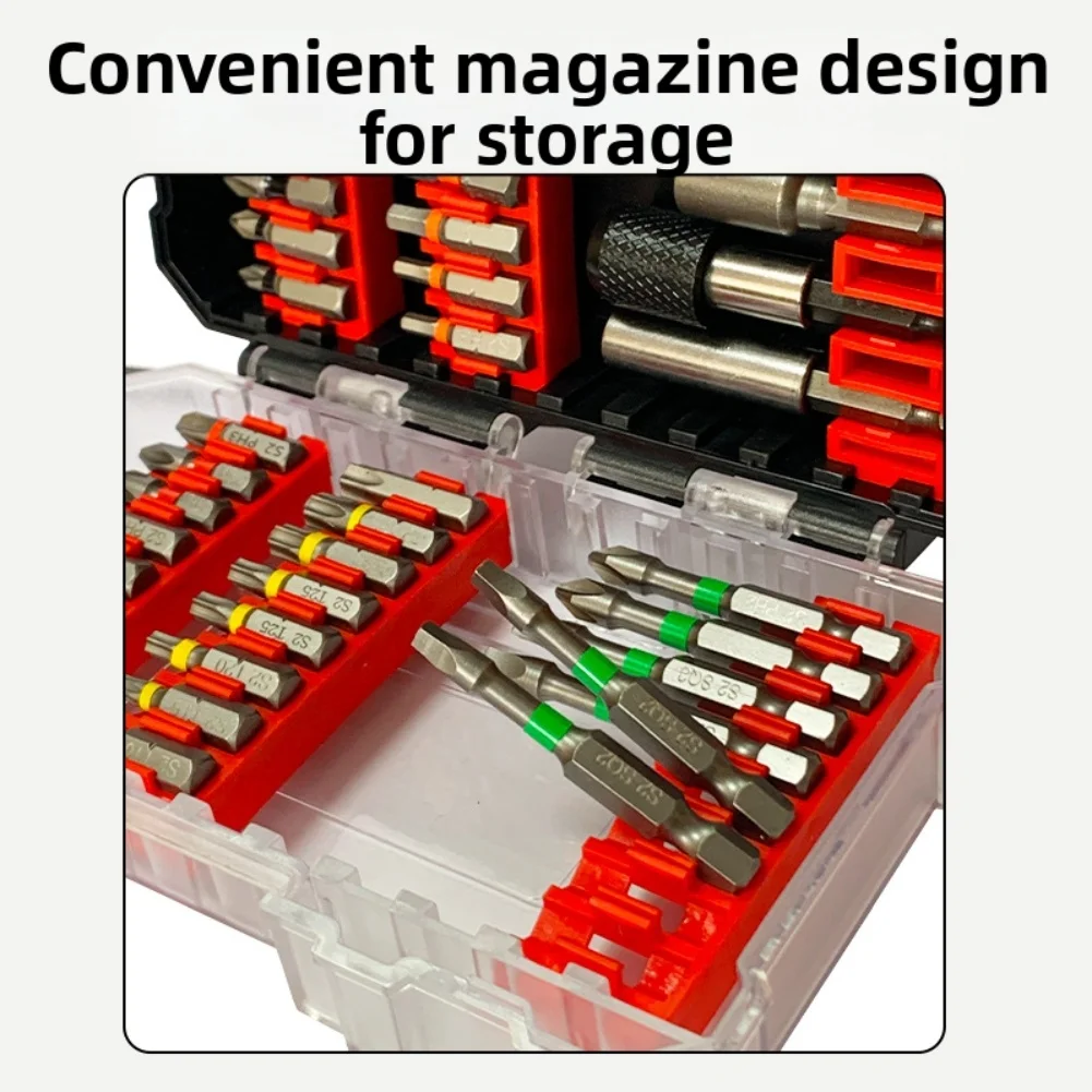 

Набор сильных магнитных отверток из 45 предметов с прецизионными битами из сплава и организованным хранилищем с скользящей застежкой