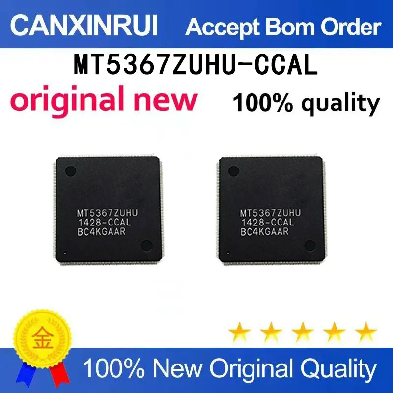 (5pcs-100pcs）MT5367ZUHU-CCAL MT5367ZUHU QFP256 four sided LCD chip in stock, brand new IC