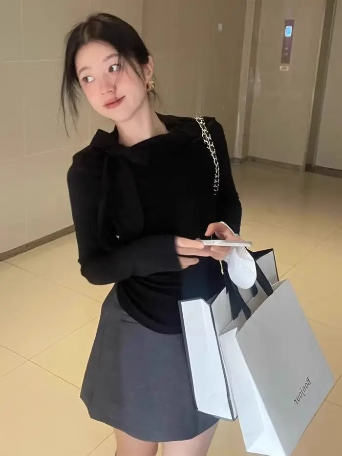 

Футболки с длинными рукавами, женские хлопковые топы с рюшами, облегающие легкие весенние женские элегантные уличные натуральные повседневные стильные богемные футболки