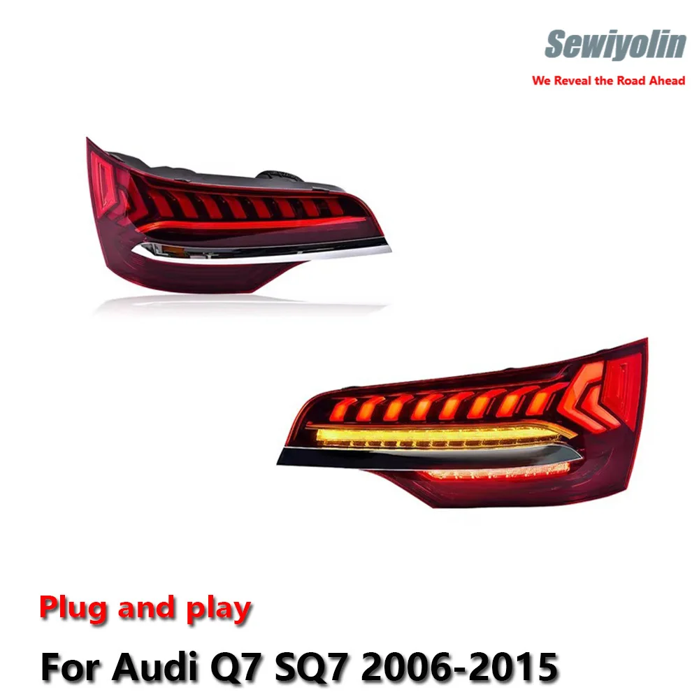 

Светодиодные задние фонари для Audi Q7 SQ7 2006-2015: ДХО, стоп-сигнал, указатель поворота, подключение Plug and Play