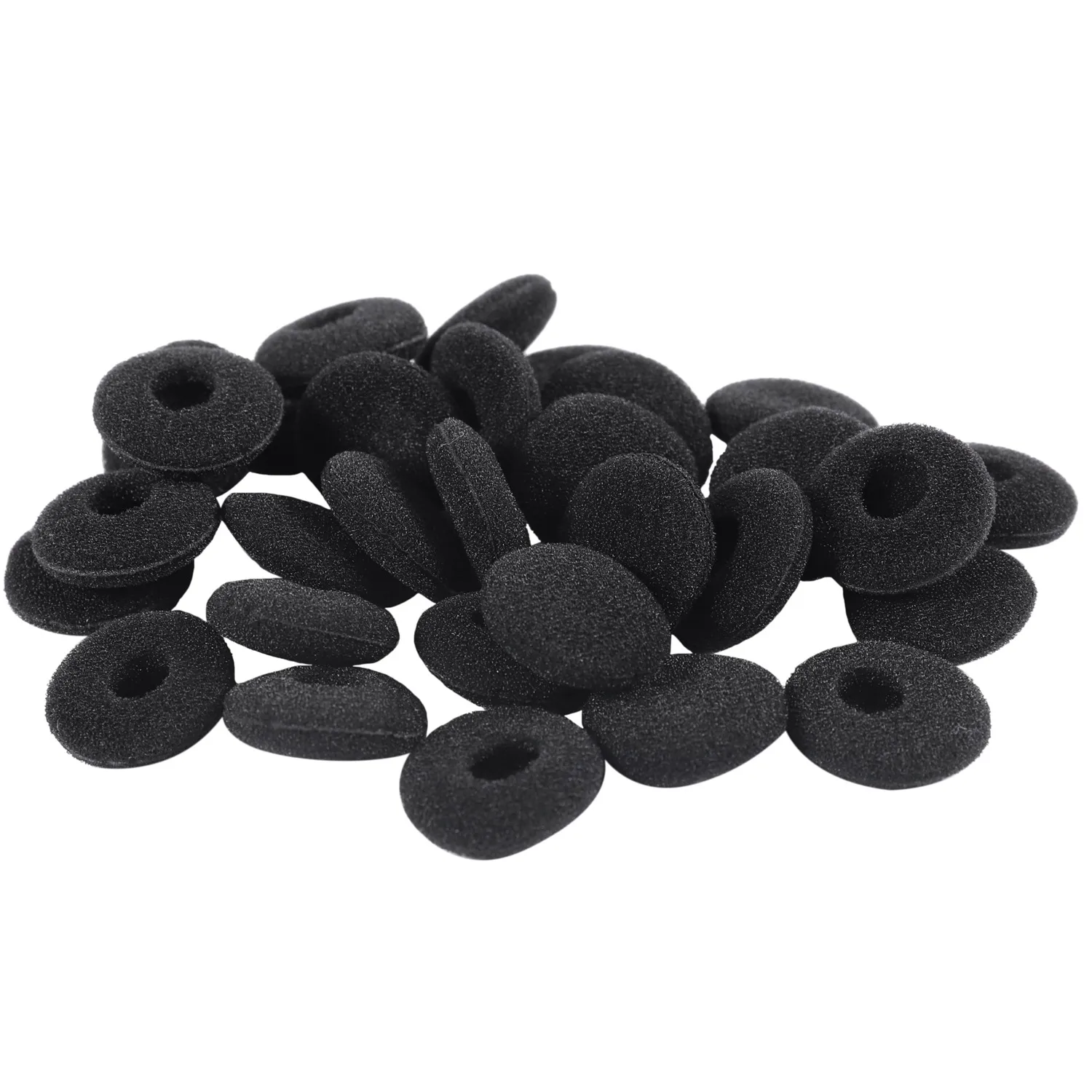 Replacement Earphone in Soft Foam Sponge Bearing Headsets Covers Black