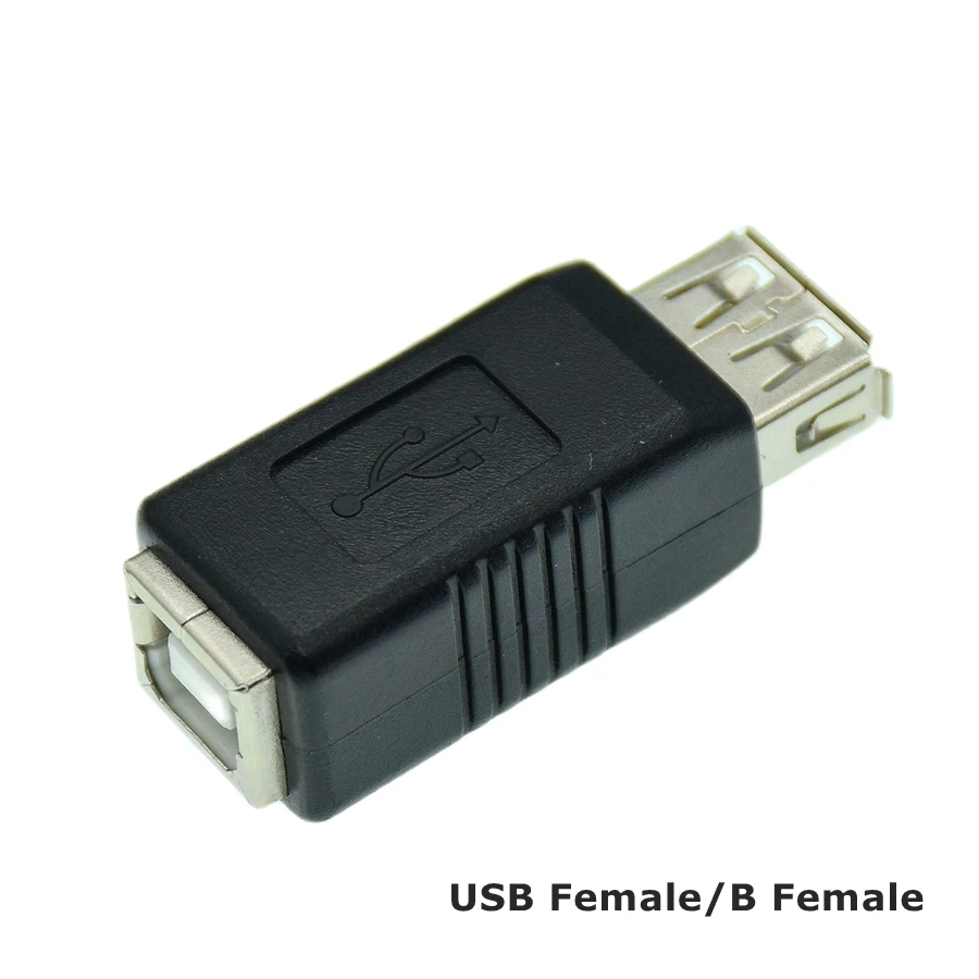 1PC High Speed USB 2.0 type A Female to type B Male USB Printer Scanner Adapter data sync Coupler Converter Connector