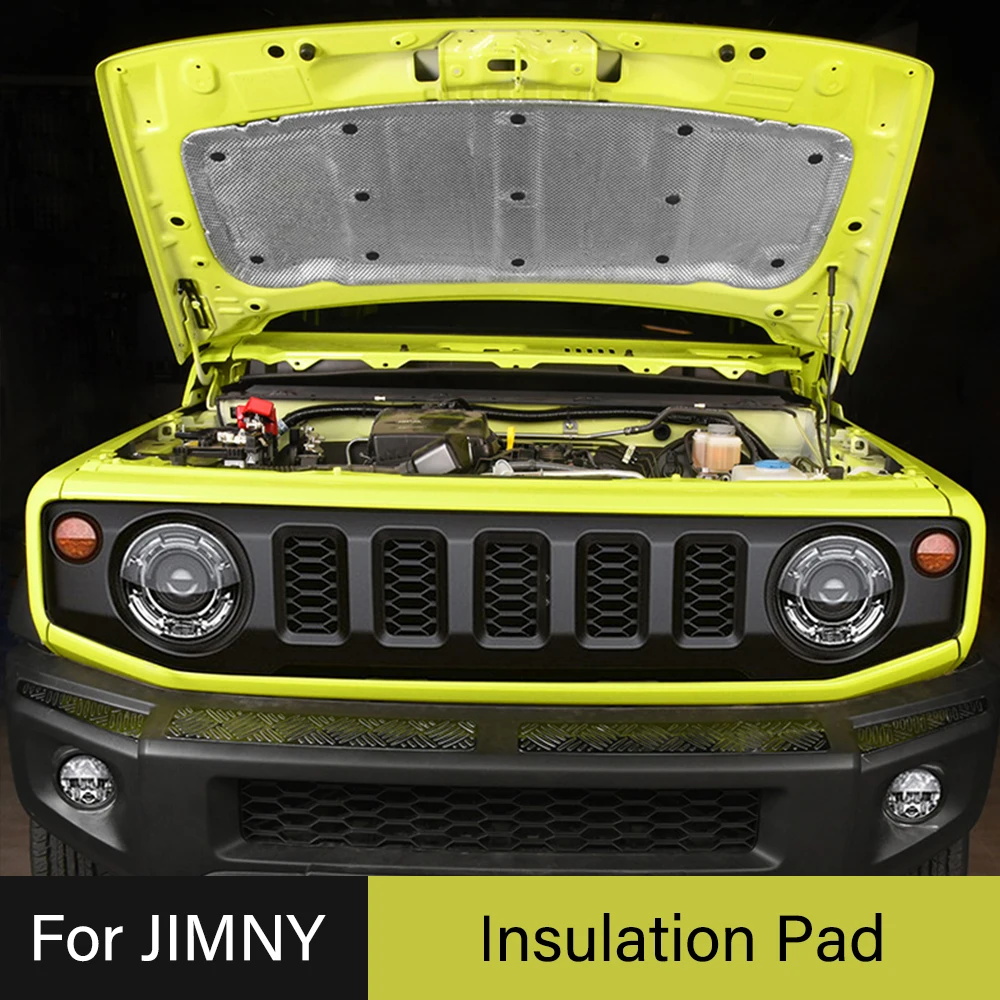 Car Hood Engine Insulation Pad Cover Heat Sound Cotton For Suzuki Jimny JB64 JB74 2019 2020 Protector Interior Accessories