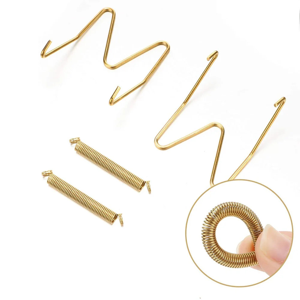 Cabides De Placa De Parede Invisível, Suportes De Fio De Latão Com Ganchos De Parede, 6 polegadas, 30 PCs