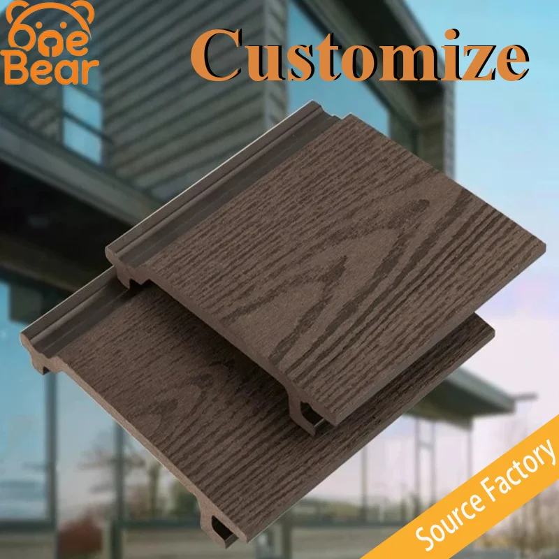 Outdoor wood-plastic wall panels: waterproof, sun-proof, and corrosion-resistant for balconies and villa exterior walls.