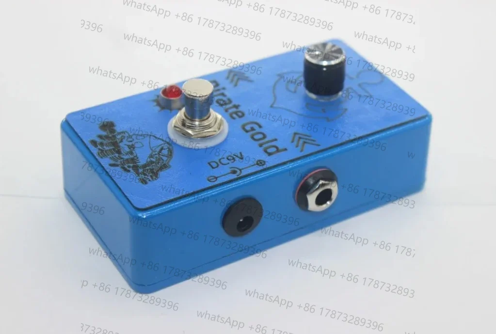 DIY guitarra eléctrica hecha a mano efectos monobloque Acapulco reproducción de oro distorsión tablero de efectos monobloque