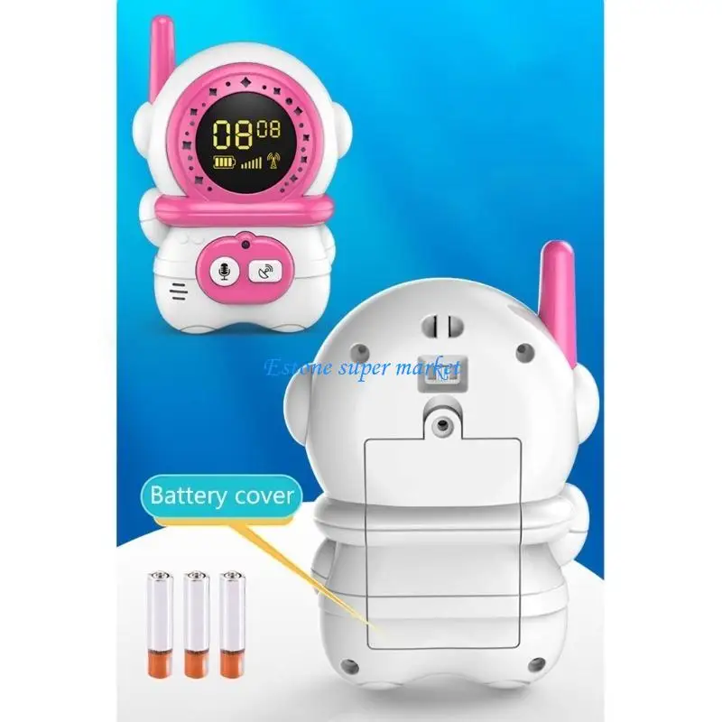 

090B Kids' Walkie Talkies, Multifunctional Toy for Outdoor Play and Exploration Mini Handheld Communication Device