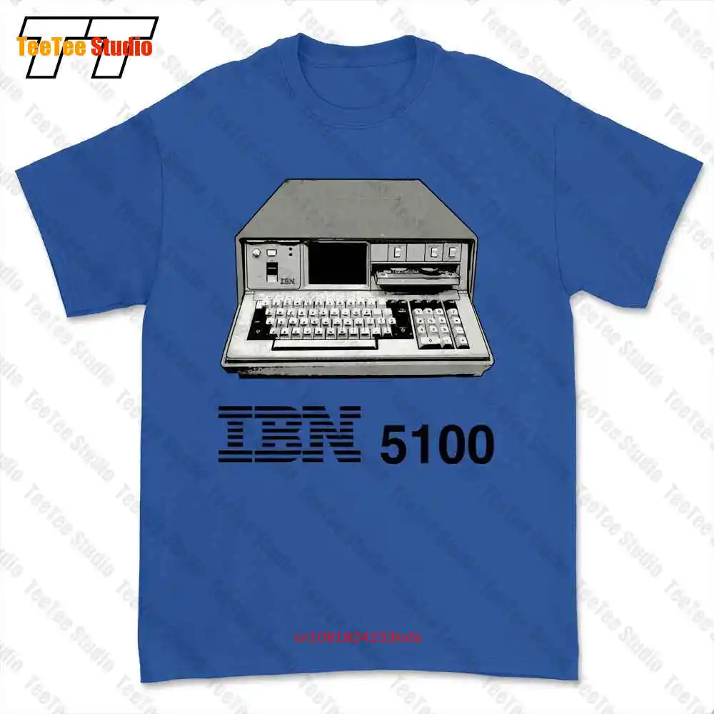 Ibn 5100 Steins Gate Ibm Anime Pc Otaku Geek Japanese Old Computer T-shirt Tee V9LF