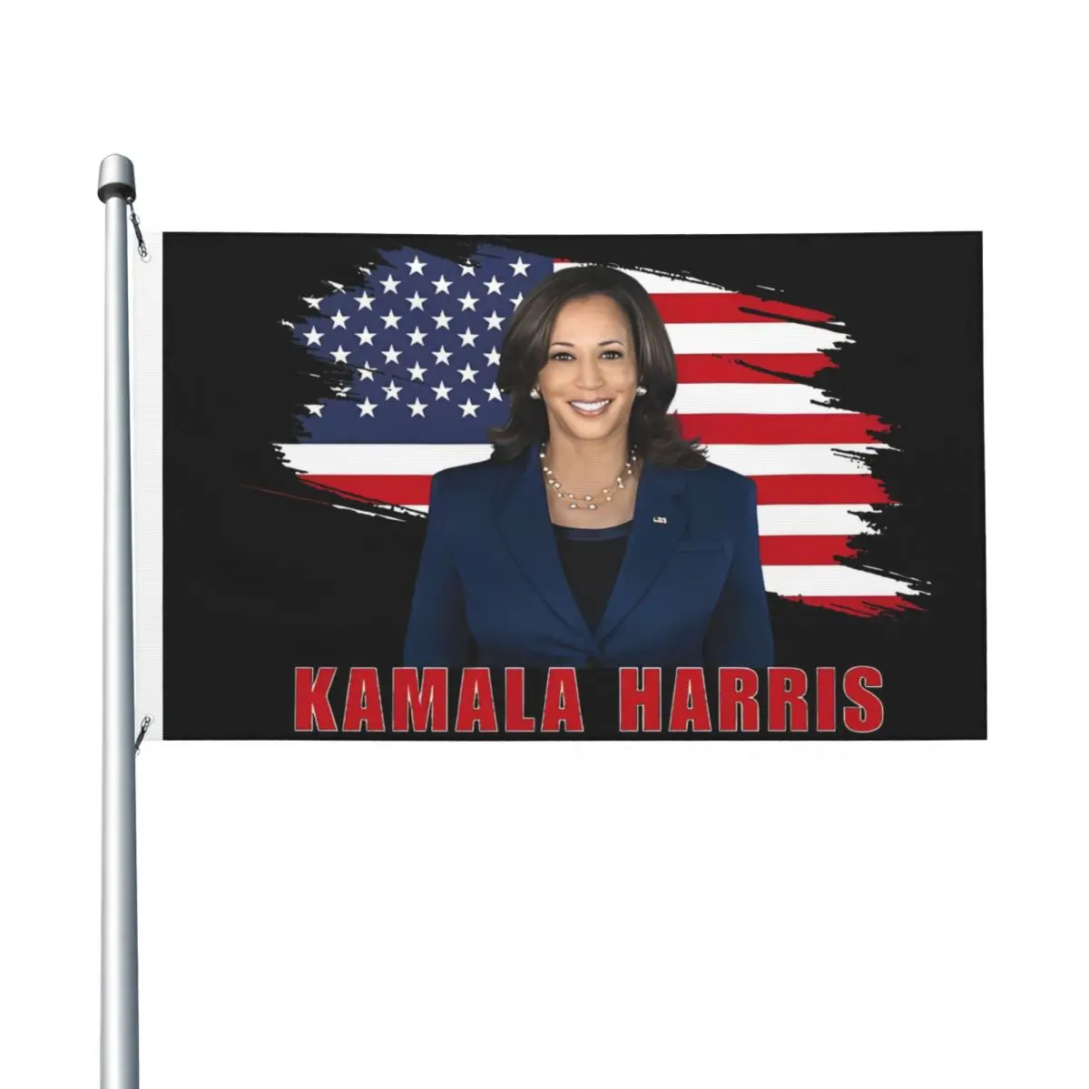 Kamala Harris For President 2024 Joe Biden Flag Double Sided Outdoor Banner Polyester Home Room Dorm Wall Decor