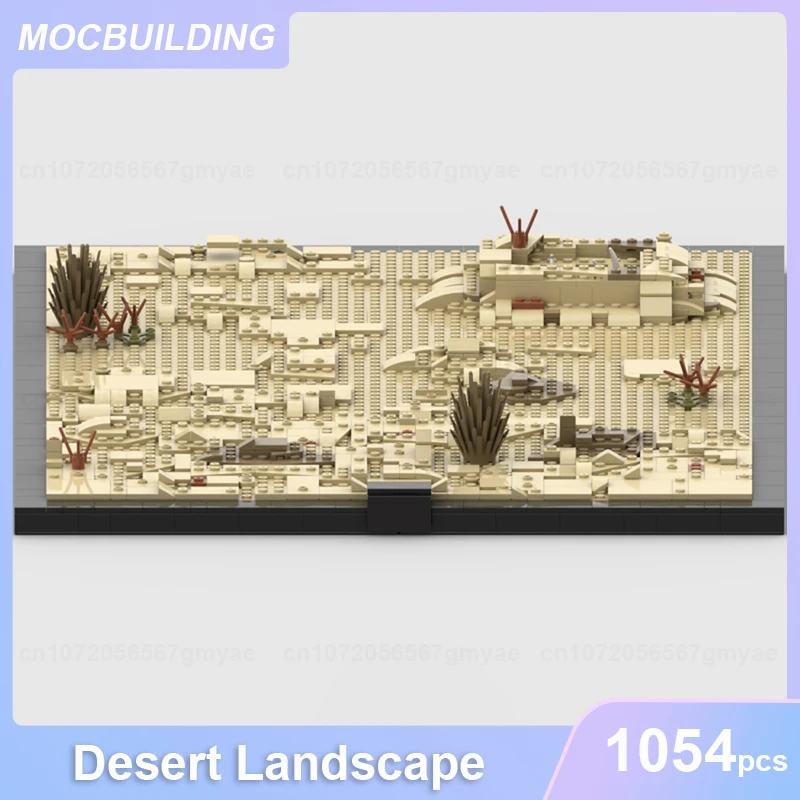 

Desert Landscape Model MOC Building Blocks DIY Assemble Bricks Educational Creative Display Xmas Collection Toys Gifts 1054PCS