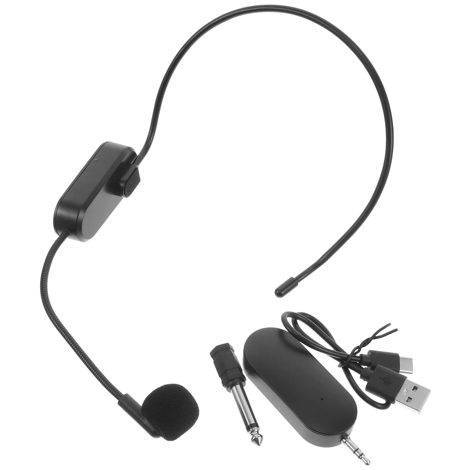 1Set Wireless Headset Microphone Comfortable Fit for Teachers Public Speaking Stage Performances Classroom Microphone Clear