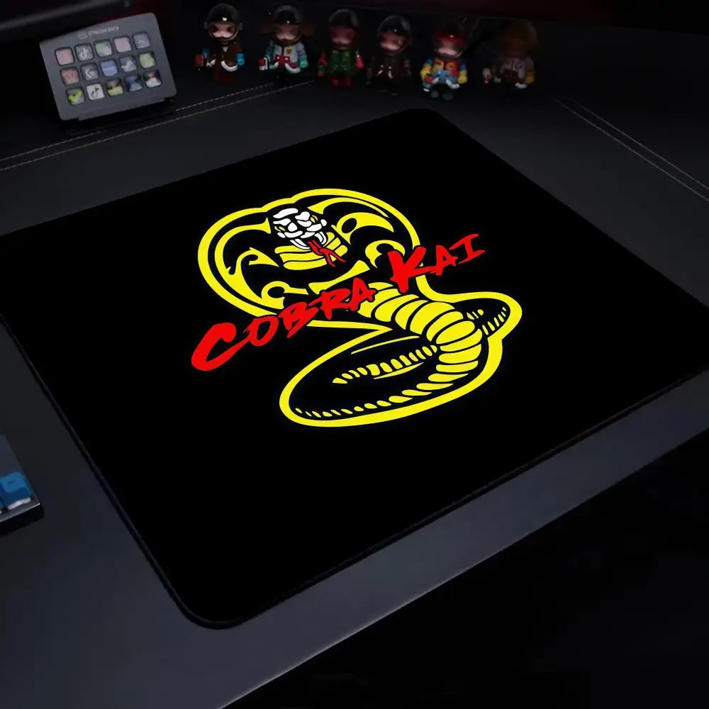 Cobra Kai Snake Mouse Pad Gaming Laptops Keyboard Mat Deskmat Pc Accessories Desk Protector Mousepad Gamer Mats Anime Mause Pads