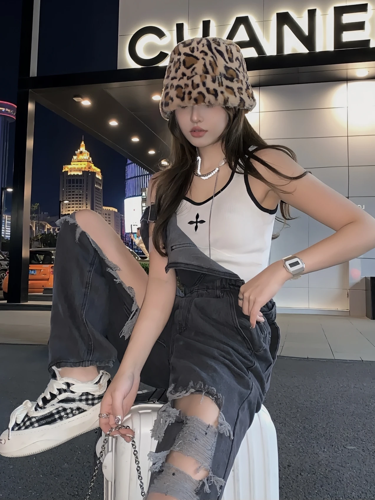 Jumpsuits voor bruiloft Vrouw Elegantie Patronen Junior Enkellengte Veters Gewatteerde stiksels Mono Splitten Hoge taille Allure Cowl