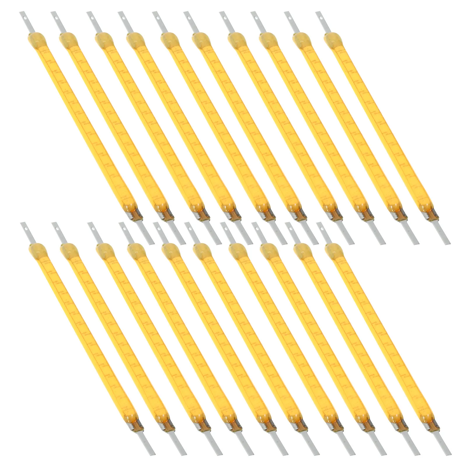 20pcs Warm LED Filament Lamp Replacement Parts – Bright Clear Lighting for Indoor Use