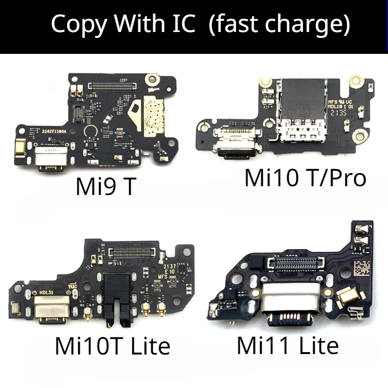 

Разъем док-станции USB, порт зарядки, гибкий кабель для Xiaomi Mi 10T, 9T, 10, 11T Pro, Mi10T Pro, Mi 11, A1, A2, A3 Lite, 8, 9 SE