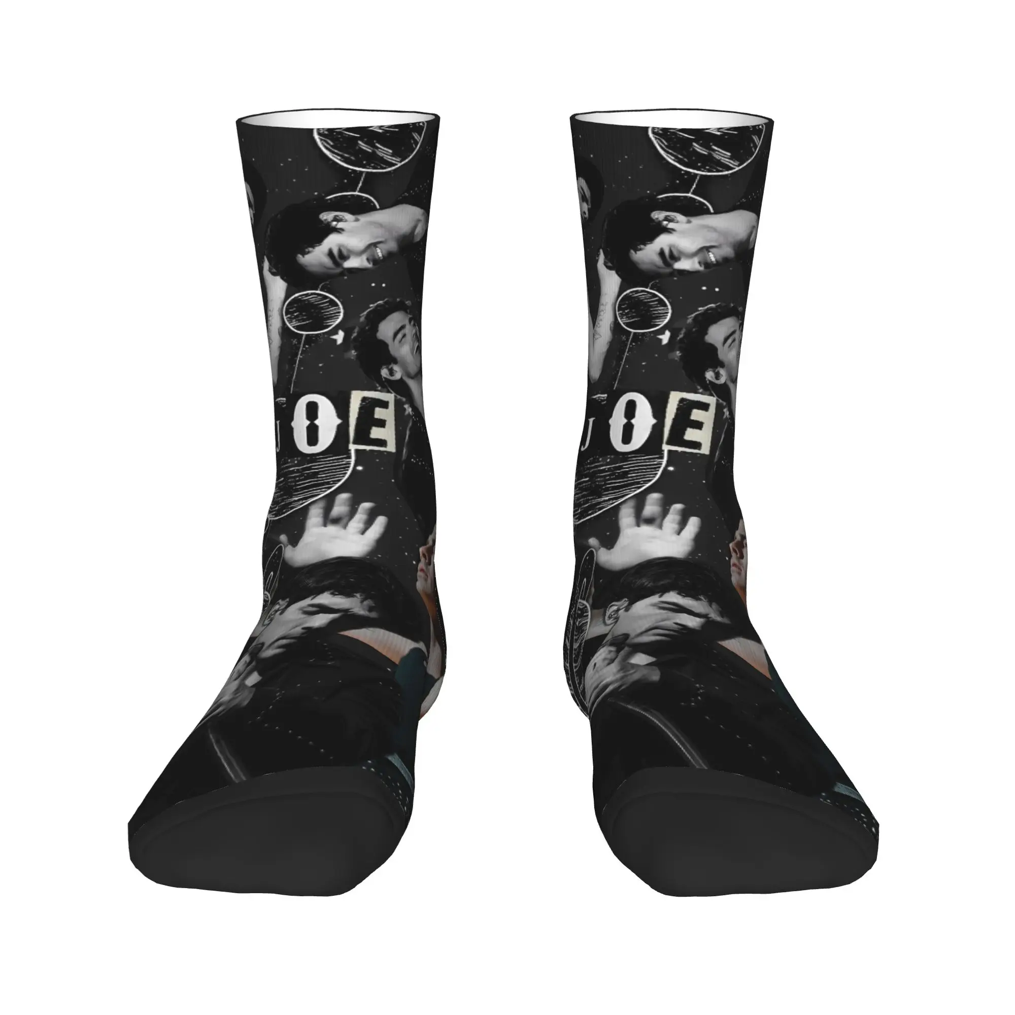 Joe Jonas Joecation Kousen Gedrukt Casual Sokken Herfst Antibacteriële Sokken Heren Outdoor Medium Zachte Sokken