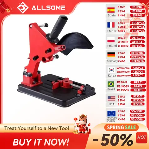 Angle Grinder Support Stand for 100-125mm Allsome