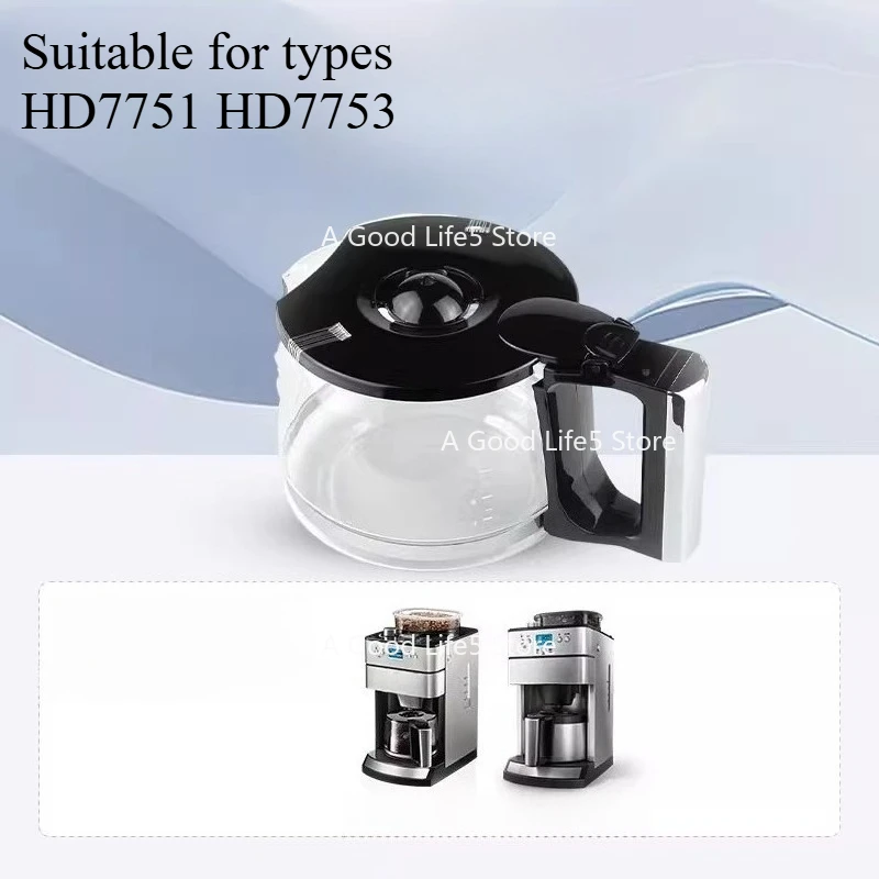 

Apply To Philips Coffee Machine Pot HD7751/7761/HD7762 Glass Filter Cover HD7901 Accessories