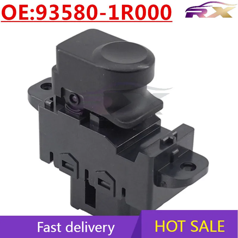 OEM:93580-1R000 Pasuje do Hyundai Kia Przełącznik podnośnika szyb samochodowych Sterowanie szybami elektrycznymi Pojedynczy przełącznik