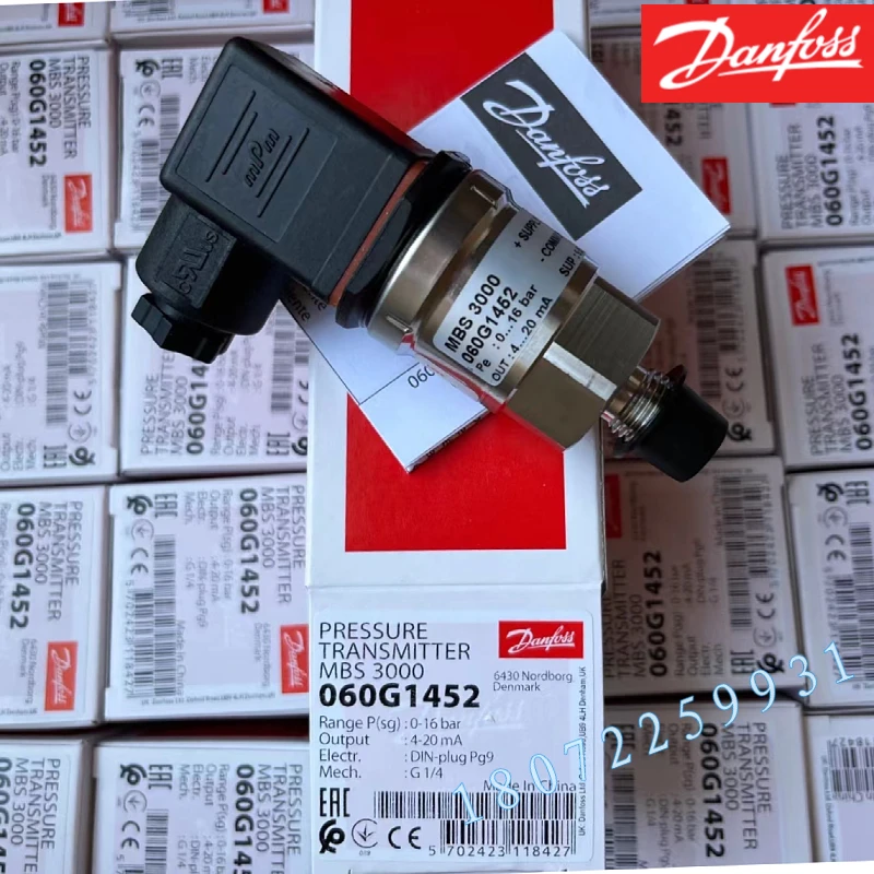 DANFOSS MBS 4251-2011-DHDF02 060G6569 PRESSURE SENSOR DANFOSS