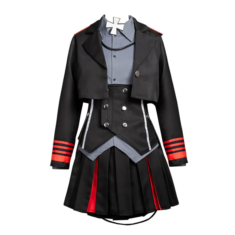 

Azur Lane KMS Roon Cosplay Costume Women Skirt Coat Shirt Fancy Dress Uniform Halloween Christmas Party Suit