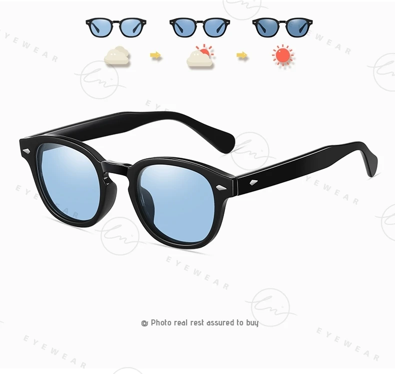 LM NEUE Mode Photochrome Sonnenbrille Frauen Männer Polarisierte Blau Brillen Drivign Outdoor UV Schutz Brillen gafas de sol mujer – Detail 17