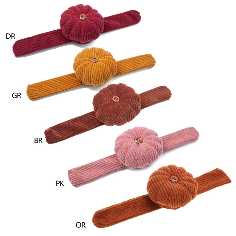 

Wrist Pin Cushion with Elastic Strap Pumpkin Needle for Sewing Cushion Pincushions for Needlework Stitch DIY Craft