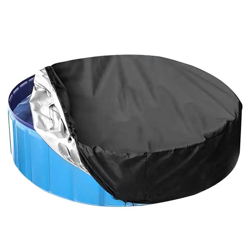 

Pool Cover Above Ground Safety Swimming Pool Covers Waterproof Pool Blanket Covers for Round Inflatable Pool