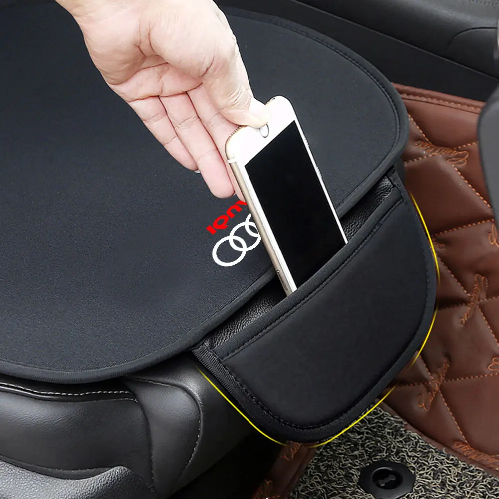 Car Front Rear Seat Protect Cushion Seat Backrest Warm Anti-Slip Pads For Audi Sline A1 A3 A4 A5 A6 A7 A8 B8 B9 B6 C6 Q2 Q3 Q5