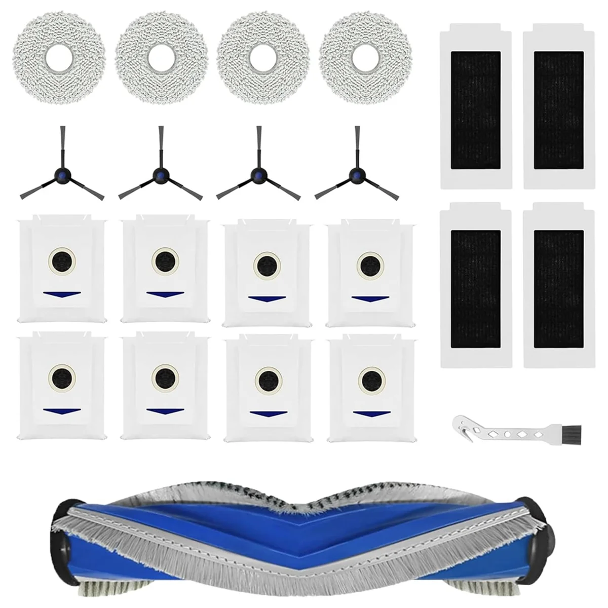 Covacs Deebot T30 Omni / T30 Pro Omni 로봇 진공 부품 메인 사이드 브러시 헤파 필터 걸레 천 먼지 봉투