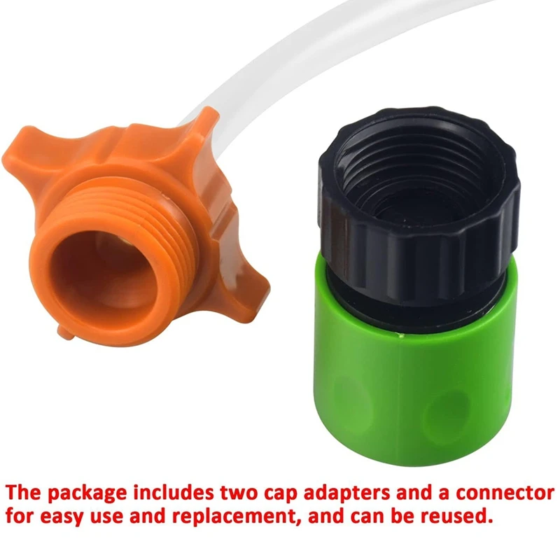 Juego de 2 adaptadores de tapa de botella WA4038 para adaptador de tapa de botella Worx Hydroshot-WA4038 para 60044335   Tapa de botella para lavadora a presión