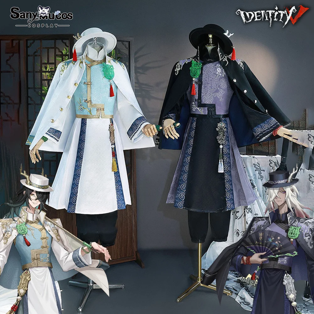 

IN STOCK SanyMuCos White Guard & Black Guard Cospaly Identity Ⅴ Game Dress Cospaly Outfit Comic-con Birthday and Holiday Gifts