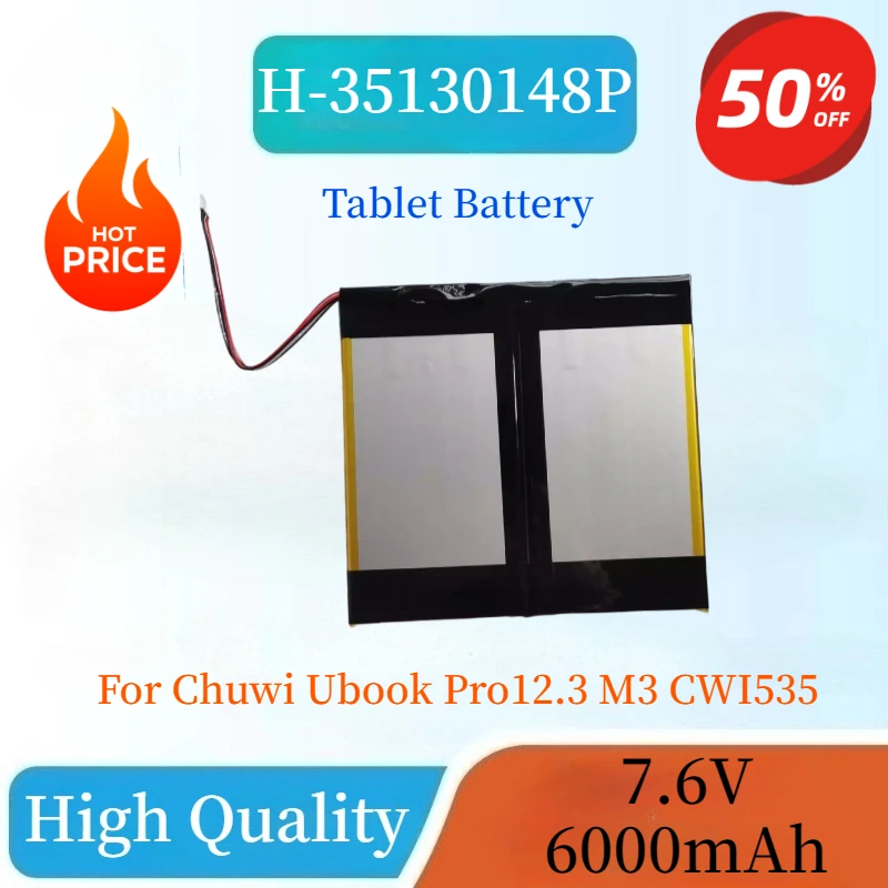 High Quality H-35130148P H-38150155P 2969G5 3479C7 Tablet Battery 7.6V For Chuwi Ubook Pro12.3 M3 CWI535 Lithium Polymer Battery