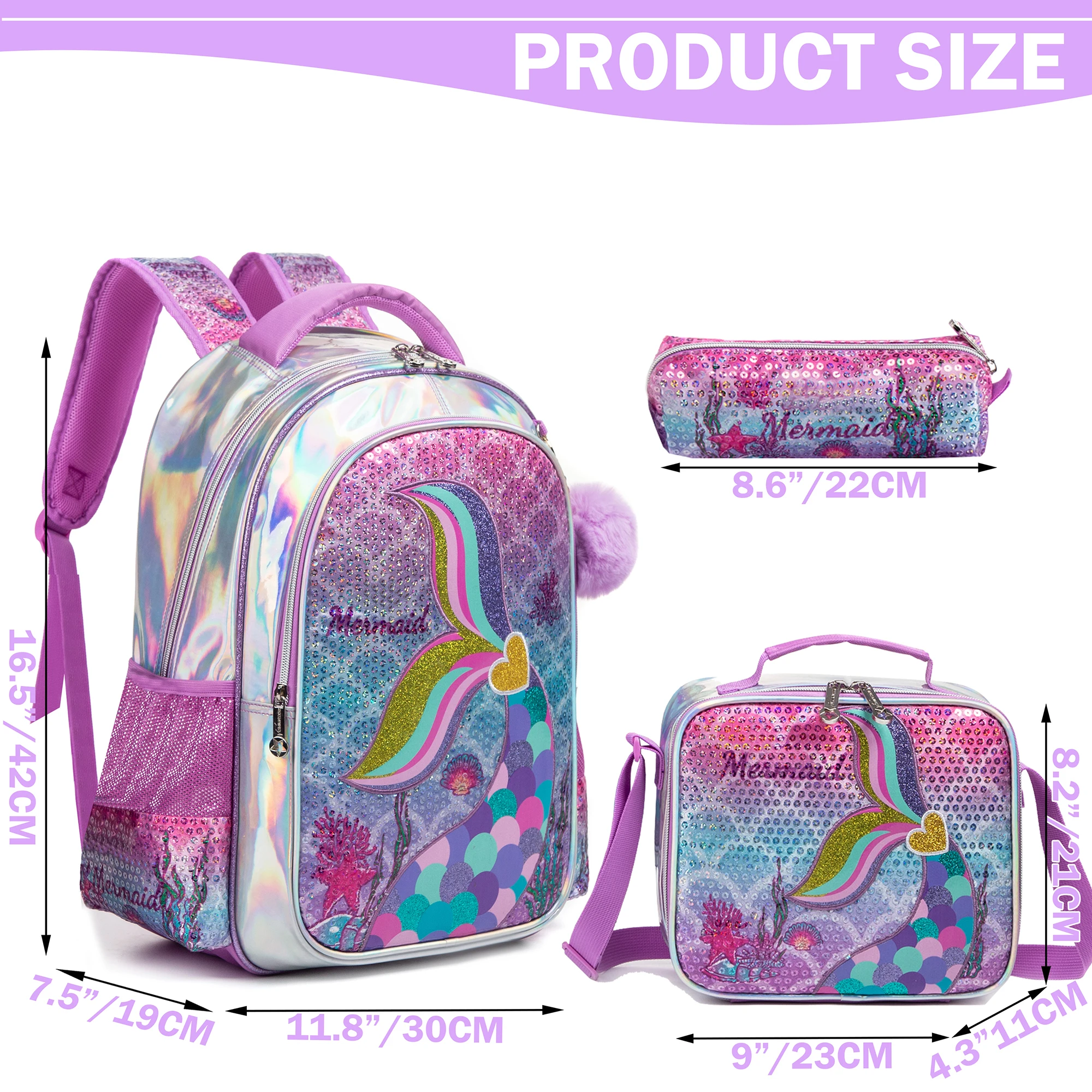 Backpack for Girls 16\