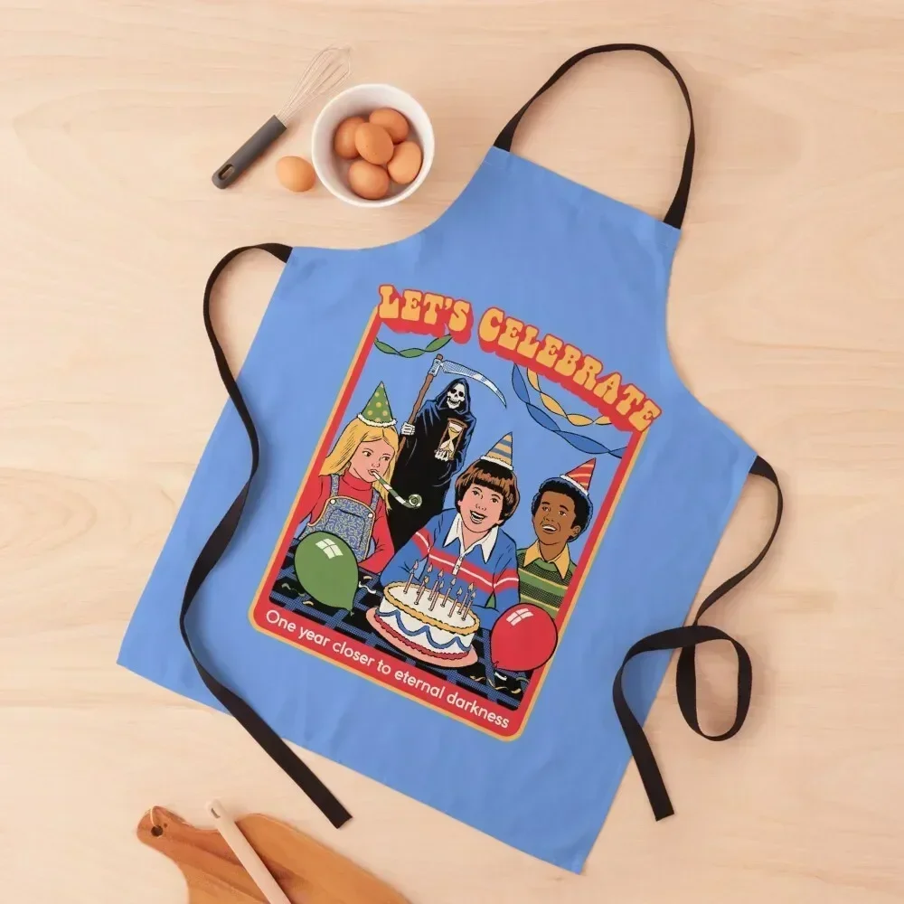 

One Year Closer Apron Waterproof women man chef uniform Cute Kitchen christmas kitchen cloths Apron