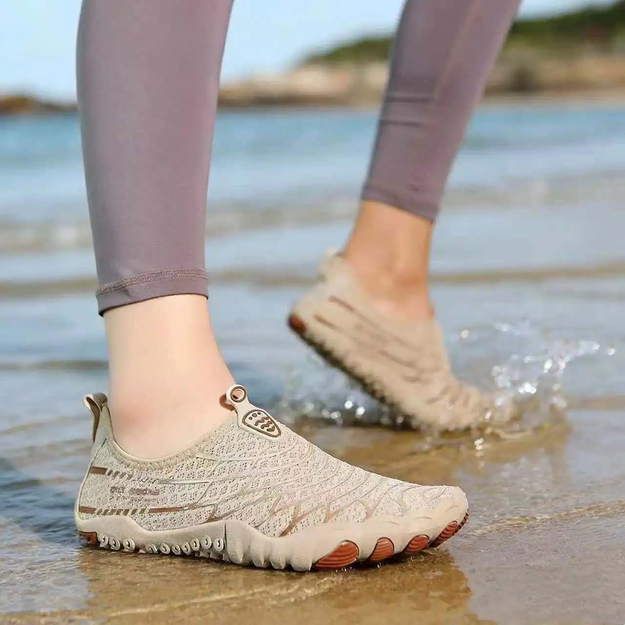 Zapatos de canyoning para mujer, de secado rápido, antideslizantes, para playa, senderismo, deportes acuáticos, transpirables, para vadear.