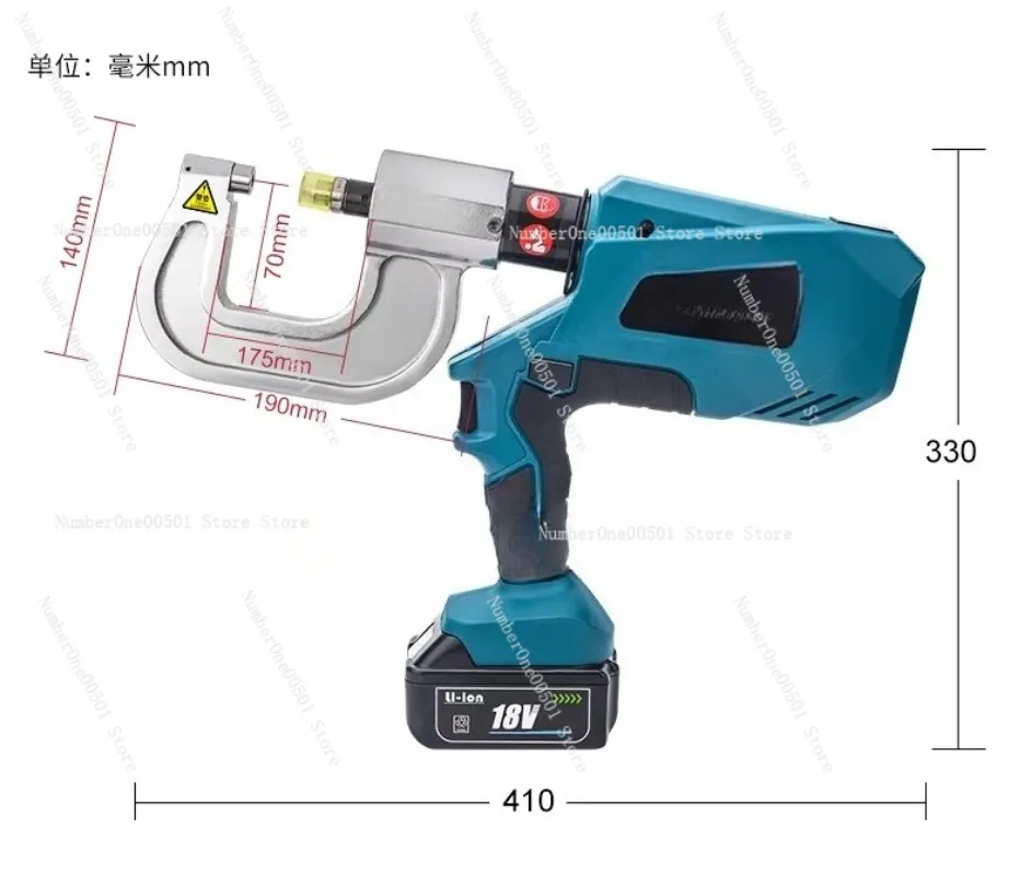 CG800F Hydraulic Rivet Gun Electric Clinching Tool For Elevator Cabin No Rivet Joining