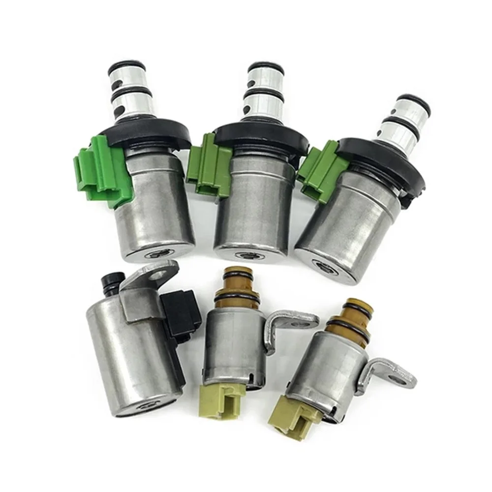 DATA High Quality 6PCS Transmission Shift Solenoid Set for Mazda Ford Focus Fiesta D46950 48420K-R 4F27E