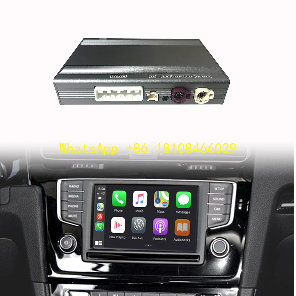 

Wireless CarPlay Android Auto VW/ Golf 7 2013-2019 MIB With Mirror Link Air Play Radio Car Play
