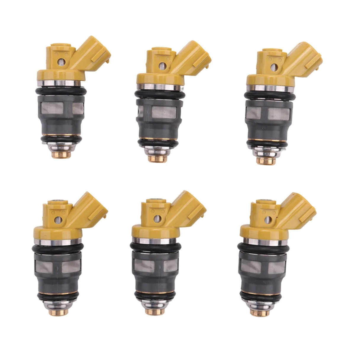 

6PCS 650Cc Fuel Injectors for Toyota SupraJZA70 1JZGTE 1JZ US Engine Nozzle 100187091 1001-87091