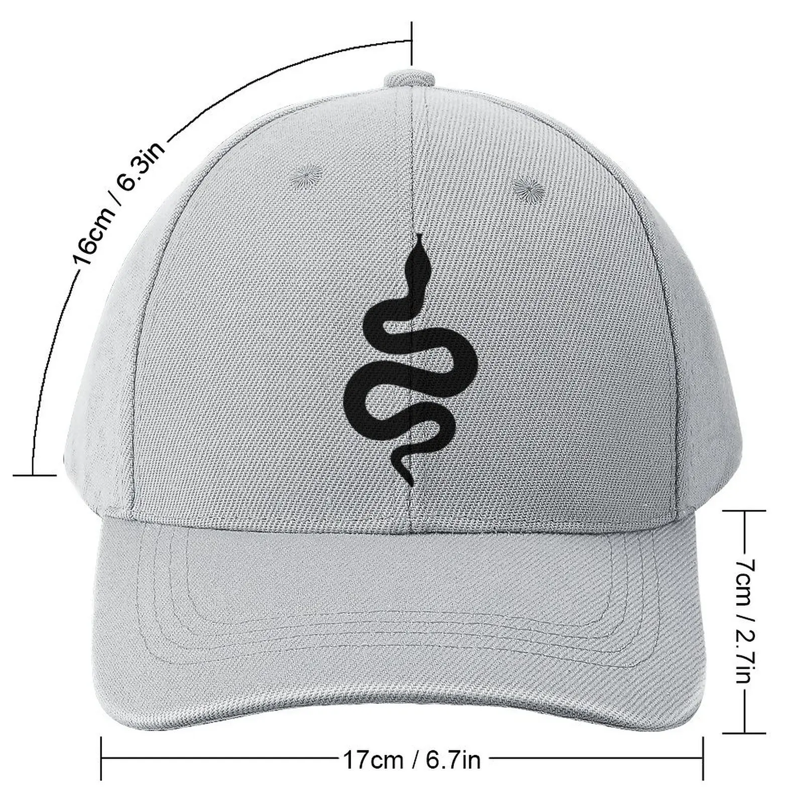 Minimal Snake Baseball Cap Anime Hat Hip Hop Hood Trucker Hats For Men Women'S